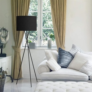 Đèn Sàn Hiện Đại Cho Căn Hộ Khách Sạn Phòng Khách Với Chao Đèn Bằng Vải Đèn Ngủ Đứng Bằng Kim Loại Trang Trí Nội Thất Cửa Hàng Trưng Bày - Product Image 4