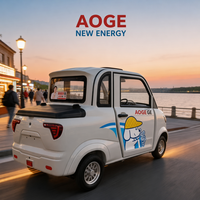 Nouvelle Arrivée Véhicule Électrique Automatique à Trois Roues 2 Places avec Cabine Fermée, Batterie au Plomb, Chariot Utilitaire pour Jardin et Ferme en Promotion
