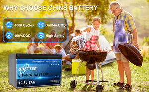 Baterai LiFePO4 Slimline 12V 6AH 7AH 10AH Deep <span class=keywords><strong>Cycle</strong></span> untuk RV, Mobil Mainan, Kapal, Penyimpanan Rumah, Tahan Air, BMS, Baterai Isi Ulang - Product Image 3