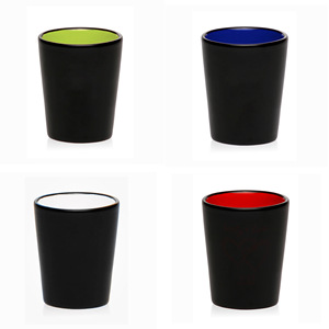 Verres à shot en céramique de <span class=keywords><strong>porcelaine</strong></span> personnalisables avec logo pour whisky, vin et expresso – Supports vierges écologiques pour sublimation - Product Image 1