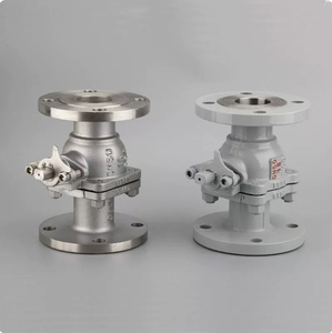 Vanne à boisseau sphérique à bride en acier inoxydable 304 Q41F-40P, résistante aux acides et aux alcalis, pour haute température et conditions de fonctionnement difficiles - Product Image 1