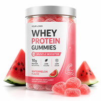 Gommes protéinées Clear Pea Rice Whey Protein Gummy Naturelles jusqu'à 10g de protéines, 2 gommes par jour, OEM ODM Marque Privée, Substitut de repas pour adultes