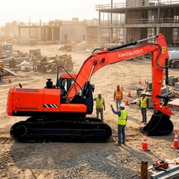 XGY Neues Design DX230LC-C Schwerlast-Raupenbagger Mehrzweck-Hydraulikbagger für Bergbau, Gesteinsbrechen & Graben