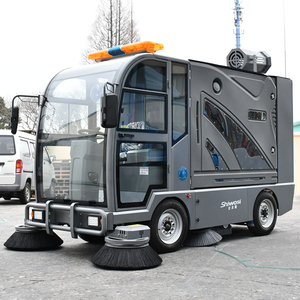 Shiwosi High Quality <strong>Garbage</strong> <strong>Truck</strong> Outdoor Road Sweepers Electric Street Sweeper for Industrial Park Manufacturing Plants - Product Image 4