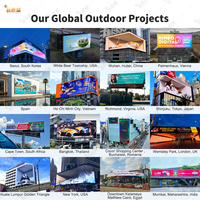 P4 P5 P6 P10 Verimli Düşük Fiyatlı Su Geçirmez Açık Hava LED Ekran Paneli 3D Büyük Video Duvar Reklam Dijital Billboard