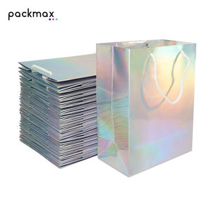 Bolsas de Papel de Arte Hechas a Mano de Alta Gama para Joyería, Cosméticos, Regalos, Ropa, Boutique, Empaque con Diseño Láser y Cinta, Supermercado - Product Image 6