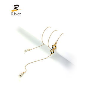 De Oro de la moda de señora metal <span class=keywords><strong>gafas</strong></span> modelo <span class=keywords><strong>gafas</strong></span> cuerdas y cadena de <span class=keywords><strong>gafas</strong></span> de sol Accesorios - Product Image 3