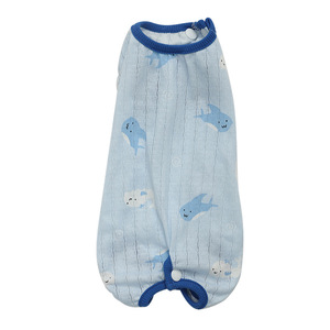 Protecteur de ventre pour chat, imprimé baleine bleue, respirant, pour chatons, chats Ragdoll, couverture complète, protection contre le froid, été - Product Image 5