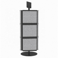 Présentoir rotatif de pouces en pierre à Quartz, panneau d'échantillon de carreaux, soutien-gorge d'aile en marbre, présentation de carreaux en mosaïque