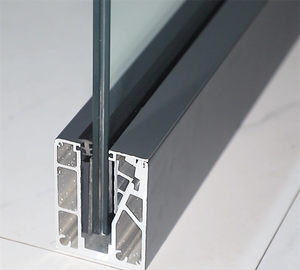 Kustom tanpa bingkai Tempered dilaminasi Aluminium Aloi <span class=keywords><strong>U</strong></span> saluran kaca sistem pagar desain Modern untuk penggunaan luar ruangan - Product Image 2