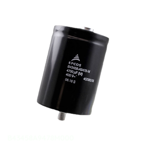 Condensador de Canal de Fabricante para Montaje en Chasis, de Aluminio, 4700uF 20% 400V, con Tornillo, B43458A9478M000 - Product Image 1