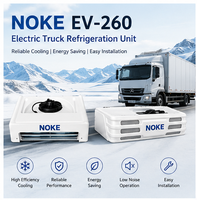 Unité de réfrigération électrique mini EV-260 2350W, système de refroidissement alimenté par batterie pour petites fourgonnettes réfrigérées EV
