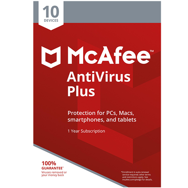Full Package Mcafee Computer Software Antivirus Plus One Year Multi User for Pc mac Android Mcafee