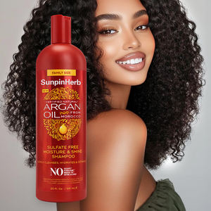 Champú Creme of Nature con Aceite de Argán para Hidratación y Brillo, Sin Sulfatos, para Cabello Seco y Rizado, Tamaño Familiar - Product Image 1