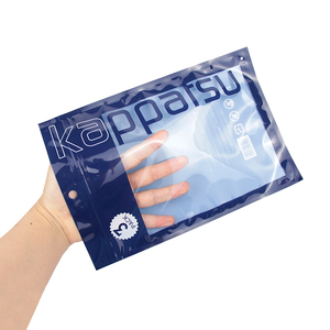 Đứng lên bao bì túi cho áo sơ mi đồ lót khăn giày & lông với in logo tùy chỉnh vật liệu tái chế rõ ràng cửa sổ - Product Image 3