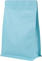 Sacs de grains de café verticaux à haute barrière avec soupapes de ventilation, sacs de couleur unie thermoscellés et refermables pour le stockage des aliments