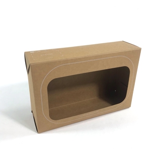 Custom Printed Luxury <b>Kraft</b> Cardboard <b>Boxes</b> with Matt Lamination & Embossing Self Erecting Recyclable for Storage Gifts Mailing - Product Image 1