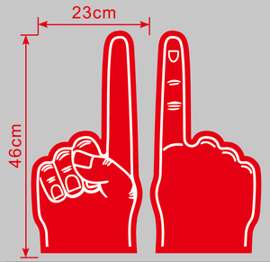 Toptan <span class=keywords><strong>EVA</strong></span> köpük parmaklar büyük zafer köpük el tezahürat köpük el konserler ve stadyum etkinlikleri için - Product Image 5