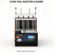 Nettoyeur et testeur d'injecteurs de carburant ANCEL JC400, ultrasonique 60W, pression 1-20 bars, pour injecteurs PFI GDI piézoélectriques 4 cylindres, affichage 6 langues