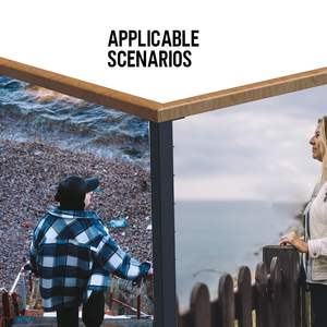 Palo per Ringhiera a Cavo 36x2x2 Pollici, Montaggio Superiore Fisso Pre-Forato, Palo Angolare in Acciaio per Ringhiera in Legno o Cemento - Product Image 5