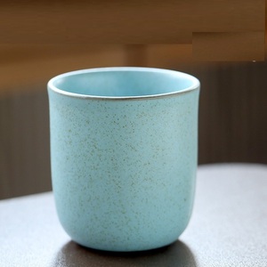 MSH White Matte <strong>Frosted</strong> Ceramic Coffee <strong>Cup</strong> for Leisure bar Hotel Special Black Tea Mug - Product Image 3