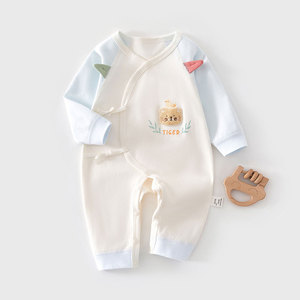 Body de Bebé de Algodón Puro Unisex de 0 a 6 Meses, Traje de Gateo para Primavera y Otoño con Diseño de Tigre - Product Image 2
