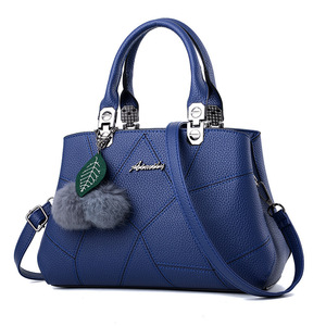 Sacs à main en PU pour femmes, sacs tendance en cuir, sacs à main pour femmes avec pompon, vente en gros de mode - Product Image 4