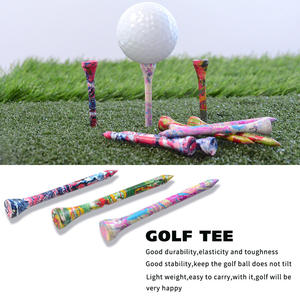 Оптовая продажа, новые футболки для гольфа Sakura, высококачественные подарочные футболки для гольфа, деревянные бамбуковые футболки для гольфа с логотипом на заказ - Product Image 5