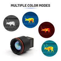 Mini caméra thermique infrarouge non refroidie haute précision faible consommation carte SD pour vision nocturne portable extérieure casque recherche UAV