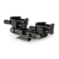 Aksesori berburu HK24-0231 dudukan penglihatan malam PVS 14 Nvg helm adaptor teropong jembatan