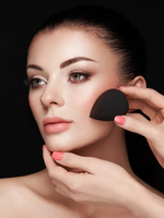 Éponge de maquillage non latex, prix de gros OEM/ODM, éponge de maquillage bon marché, éponge de maquillage en forme d'œuf, éponge de maquillage en poudre