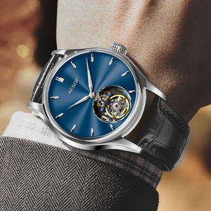 Drop Shipping AESOP Flying Tourbillon <b>Watch</b> For Men <b>Skeleton</b> Tourbillon Movement Mechanical Men <b>Watches</b> Sapphire Mirror 7040 - Product Image 4