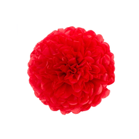 Vente en gros de boules de fleurs en papier de soie à suspendre pour Thanksgiving Diwali Saint Valentin Ramadan