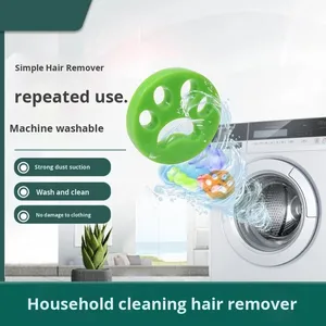 Removedor <span class=keywords><strong>de</strong></span> Pelo <span class=keywords><strong>de</strong></span> Mascotas para Lavandería, Reutilizable, <span class=keywords><strong>de</strong></span> Silicona, Autolimpiante, para <span class=keywords><strong>Perros</strong></span> y Gatos, Multicolor y Tamaño, Seguro para Uso Doméstico - Product Image 1