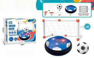 Vente chaude Tendance Light-up 18cm Hover Football <span class=keywords><strong>Ball</strong></span> Avec Football Net <span class=keywords><strong>Gate</strong></span> Intérieur En Plein Air Sport Jouet pour Enfants - Product Image 3