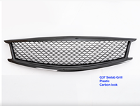 Grille de calandre MRD G37 pour Infiniti G37 Coupé G37 Sedan 2008-2013 Grille en plastique G37 2DR 4DR Look carbone noir