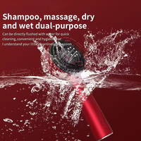 Peigne de Massage du Cuir Chevelu Électrique Portable pour la Croissance Capillaire, Masseur Électrique Relaxant pour le Cuir Chevelu