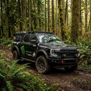 Autocollant en <span class=keywords><strong>vinyle</strong></span> personnalisé pour le côté de la carrosserie pour Ford F150 Raptor Ranger Pickup Truck Off Road Racing Graphic Modified Decor Accessories - Product Image 3