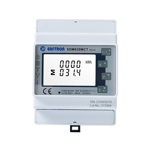 Compteur d'électricité triphasé multifonctionnel à montage sur rail de type CT, bon <span class=keywords><strong>prix</strong></span>, version américaine SDM630MCT-ETL - Product Image 1