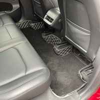 Tapis Twinkle Stars pour Tesla Model Y/3, tapis lumineux LED avec télécommande par application, matériau PVC, épaisseur 10 mm, ensemble complet