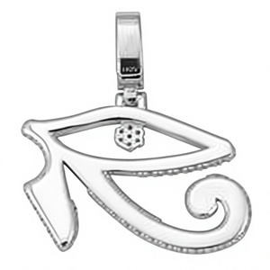 Colgante Ojo de Horus con Incrustaciones de Moissanita VVS, Símbolo Egipcio, Joyería Hip Hop - Product Image 2