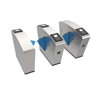Système de contrôle d'accès ODM/OEM, reconnaissance faciale, lecteurs de cartes RFID/QR/IC, portillon tournant en acier inoxydable, protection IP55