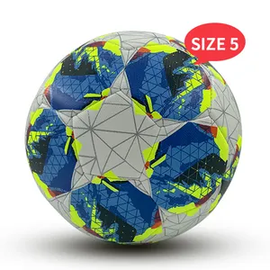 Customized High Quality PU Soccer Ball Practice Exercise Football Machine Slitched Football Soccer ball
