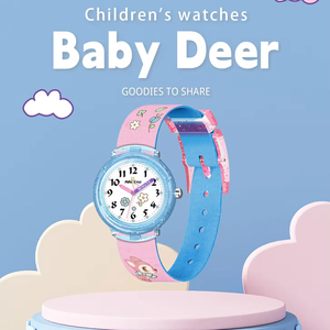 Reloj de pulsera de dibujos animados de ciervo bebé de nuevo diseño Premium para niñas niños reloj de moda con movimiento de cuarzo de 31mm - Product Image 2