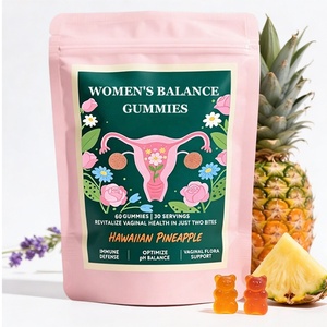 Gomitas Probióticas de Piña y Arándano para Mujeres, Marca Privada, para la Salud Vaginal y el Equilibrio del pH - Product Image 1