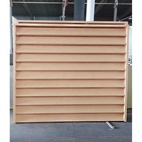 Décoration de l'hôtel intérieur carré tube persienne cloison Aluminium Bois Profilé Aluminium Profilés Aluminium Catalogue Fabricant