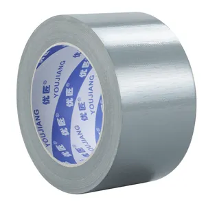 YOU JIANG Strong Duct Adhesive Cloth Decorative Label Sealing Wide Pe Coated heavy duty silver duct tape