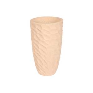 Fioriera in Fibra di Vetro 36.5X36.5X61 Beige Grezzo - Product Image 3