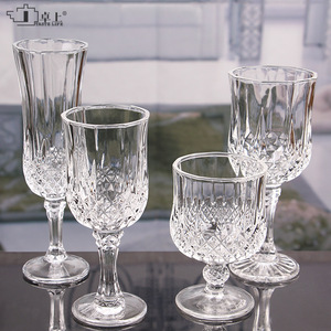 2025 Hot Sell <strong>Wholesale</strong> Cups Short Stem <strong>champagne</strong> Goblets Crystal Vintage Embossed Goblet Wine Goblet Glass - Product Image 5