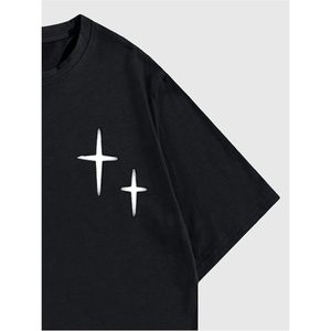เสื้อยืดผู้ชาย FOXA ไซส์ใหญ่ ลายกราฟิก แขนสั้น คอกลม ผ้าฝ้าย สตรีทแวร์ ระบายอากาศได้ดี ทรงพอดีตัว - Product Image 3